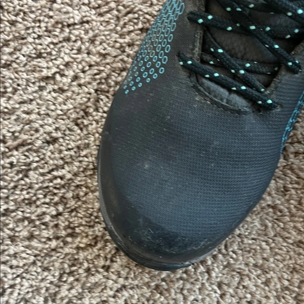 Timberland  PRO Black and Teal Boots - Size 8